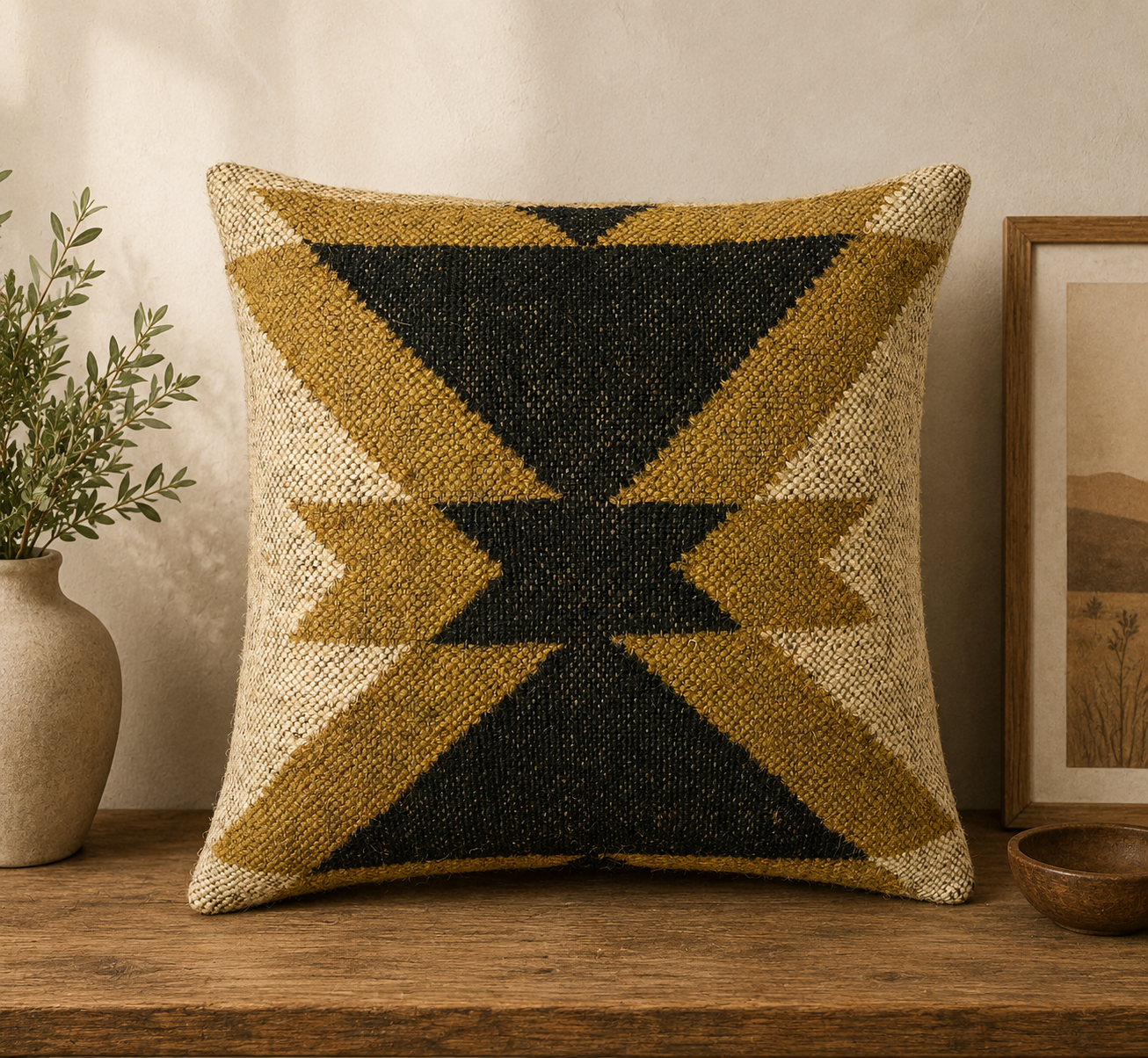 Sunburst Circle Kilim Cushion Cover